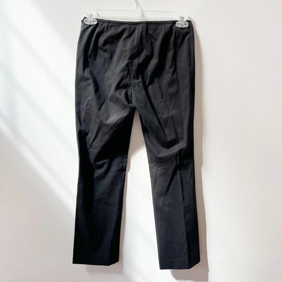 Vtg Y2K INC International Concepts Black Cotton Spandex Dress Pants Straight 4P - Picture 2 of 7